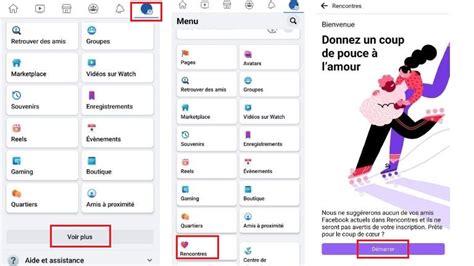 Comment activer la fonctionnalité Rencontre sur Facebook